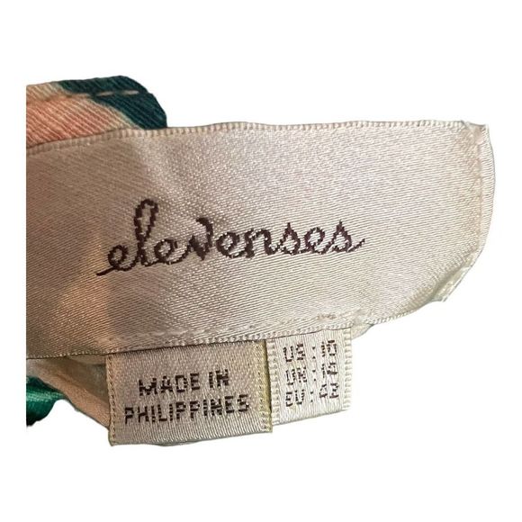 Elevenses Tropical Print Floral Skort Coulotte Anthropologie sz 10 - Picture 6 of 9